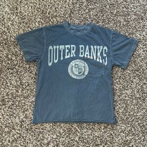 Social Culture Outer Banks Graphic Crop Top